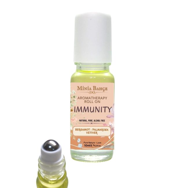 Immunity, Doğal Roll on, Bergamot, Palmarosa, Vetiver 10ml