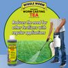 WIGGLE WORM Worm Egg Material Raised Bed Mix, 40 LB, and Tea, 8 OZ