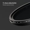 Urth 67 mm Variabler Graufilter ND2-32 (1-5 Stop) ND Filter (Plus+)