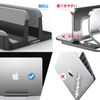[Upgraded Version] Laptop Stand- Width Adjustable Desktop Bracket (up to 17.3") - Compatible with MacBook Pro/Air, Microsoft Surface, Lenovo - Black