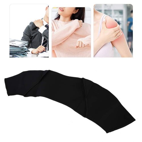 ZJchao Shoulder Rest for Men and Women, Support for Shoulder Breathable Sports Shoulder Pad Warm Elastic Shoulder Protection for Personal Hygiene(L)