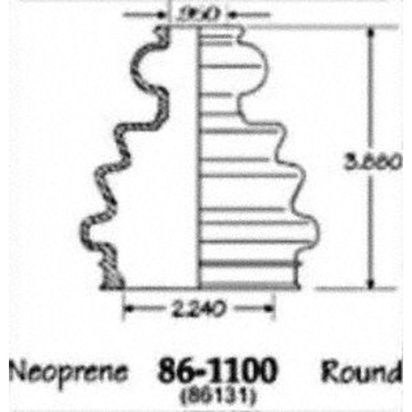 Empi 86-1100D CV Boot Kit