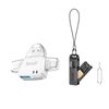 Budi - 6 in 1 Card Reader + Sim Card Ejection Pin, Sim/TF Card Storage Small Box