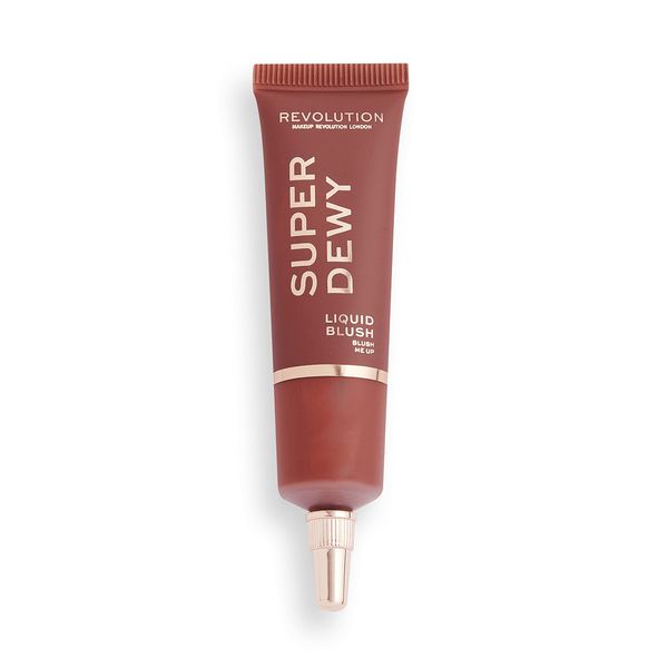 Makeup Revolution Superdewy Liquid Blusher, Highly Pigmented, Buildable Formula, Blush Me Up, 15 ml