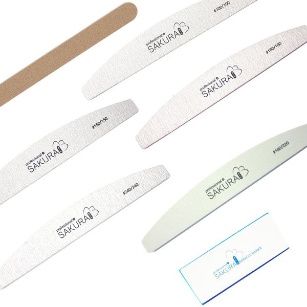 High-quality Sakura Nail File Set for Nail Art National Examination