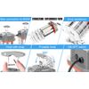 80W LED Temporary Work Light Linkable High Bay Construction Jobsite Lighting ETL