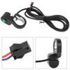 Tgoon Switch, Electric Horn Button Horn Switch Button for Electric Abs Plastic for 22.5 Mm Handlebars
