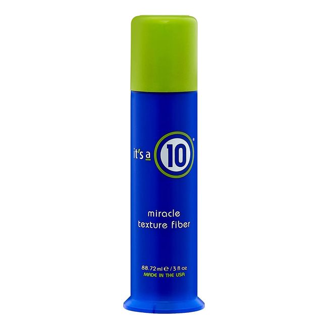 It’s a 10 Haircare - Miracle Fibre Texture, Reduces Frizz, Lightweight Texture Spray, Humidity Resistant, Adds Shine, Non-Greasy, 88ml