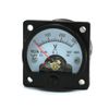 sourcing map AC 0-300V Round Analog Dial Panel Meter Voltmeter Gauge Black
