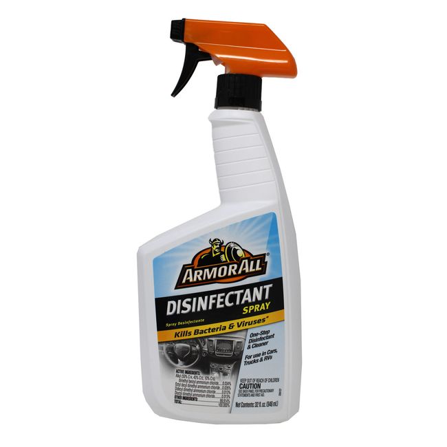 Armor All Disinfectant Spray Kills Bacteria & Viruses For Vehicles 32 Ounces