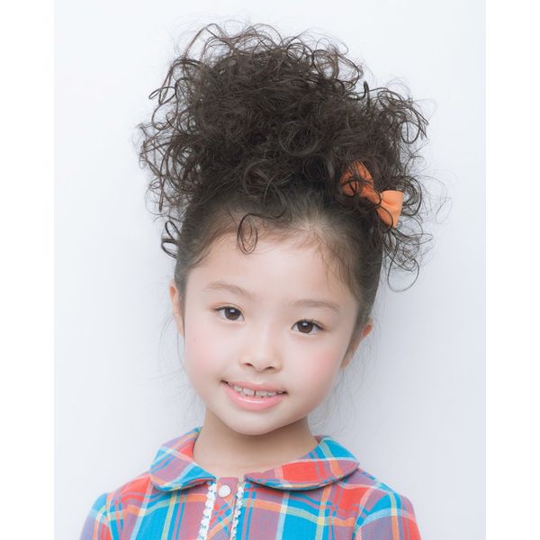 Priscilla GVO-67 Girls Rope Wig, Dolly Curl, Heat Resistant, TNC, Natural Color