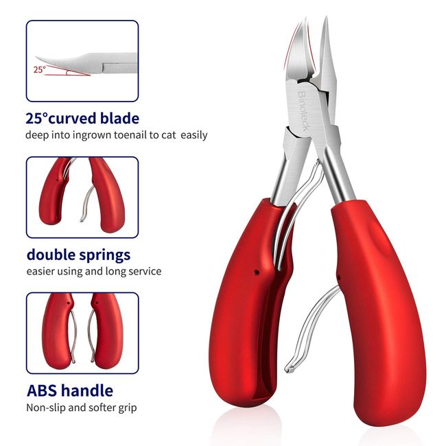 Professional Toenail Clippers for Thick Nails for Seniors - Thick Toenail  Clippers for Men - Large Handle for Easy Grip + Sharp Stainless Steel -  Best