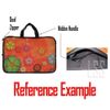 Tablet Sleeve Carrying Case w/Hidden Handle - Purple Butterfly