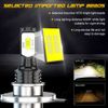 2 Pair 5.75" High/low Round Headlight kit Set Conversion Glass Lens H5001 H5006