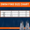 Zone3 Silicone V-Flex Ergo Swim Training Training Fins (Silver, Small)