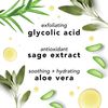 Mario Badescu Glycolic Foaming Cleanser for All Skin Types| Exfoliating Face Wash with Glycolic Acid & Aloe Vera| Visibly Evens Skin Tone & Texture | 6 Fl Oz (Pack of 1)