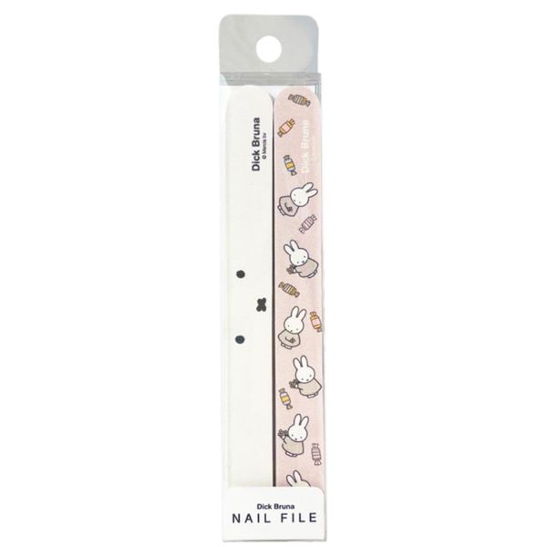 Shobido 466966 Miffy Nail File Set of 2 Candy Dick Bruna Nail Care Series