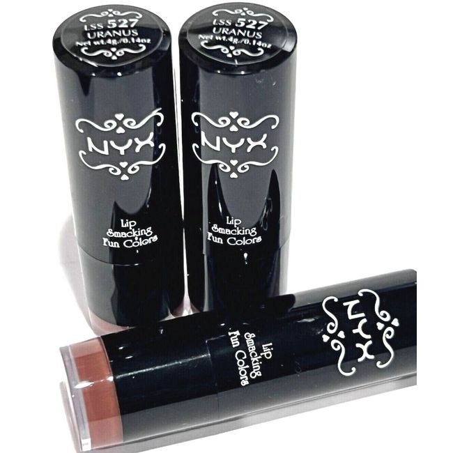 NYX LIP SMACKING FUN COLORS-- 3 LIPSTICK-- LSS 527 URANUS