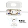 Inline Cord Switch, PLUSPOE 2-Pack On Off Button Control Lamp Appliance Switch for Bedroom Table Lamp Desk LED Lights,White