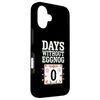 iPhone 16 0 Days Without Eggnog, Christmas Drinking Case