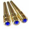 Pack of 3 Austrian Crystal/Rhinestone cribbage pegs 25mm solid Brass (Blue)