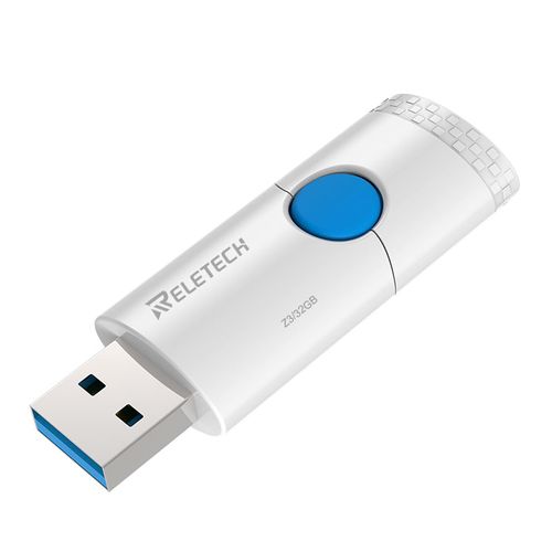 Flash Drive USB 128 GB Thumb Drive USB 3.2 Gen 1 Memory Stick Zip Drive Backup Jump Drive Single USB Drive for PC Laptop (White, 128, GB)