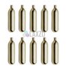 Laxzo 10x 16g Non Threaded CO2 Cartridges, Gold