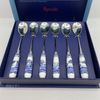 Spode Blue Italian Set Of 6 Tea Spoons