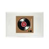 CafePress Vinyl Record Player Magnets Rectangle Magnet, 3"x2" Refrigerator Magnet