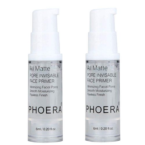 2Pcs Pro Makeup Primer, Long Lasting Hydrating Smoothing Isolated Moisturizing Oil Free Effect Make Up Base Matte Face Foundation Primer