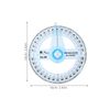 TOYANDONA 2Pcs Circle Protractor Protractor Ruler Protractor Measuring Tool 360-degree Protractor for Kids Classroom