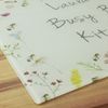 Glass Chopping Board. Personalised Cutting Board. Worktop Saver. Busy Bee
