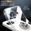 Google Pixel 9a Case, Clear with Ring, Pixel 9a Cover, Transparent, Stylish OURJOY Smartphone Case, Plated, Soft Case, Shockproof, Lightweight, Thin, Strap Hole, Stand Function, Compatible with Car