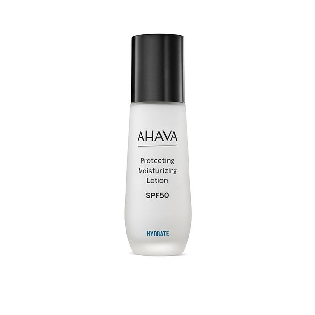 AHAVA Protecting Moisturizing Lotion SPF 50 - Discover your daily skin-defense solution with this Broad-Spectrum protecting moisturizing & hydrating lotion, Boosts freshness & glow, 1.7 Fl.Oz