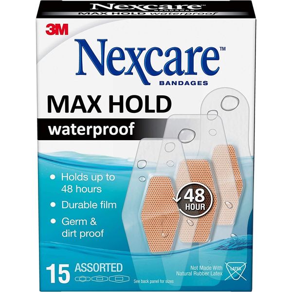 Nexcare Max Hold Waterproof Bandages