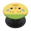 Green Budgie Face PopSockets PopGrip: Swappable Grip for Phones & Tablets