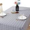 Rustic More Patterns Water Resistant PVC Tablecloth Rectangle Oil-proof Table Cloth,Grey,100 x 160 cm