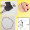 SowKow 4 Pcs Micro S Shape Hardware Adjustment Silver S Shape Hook Necklace Jewelry Small Silver