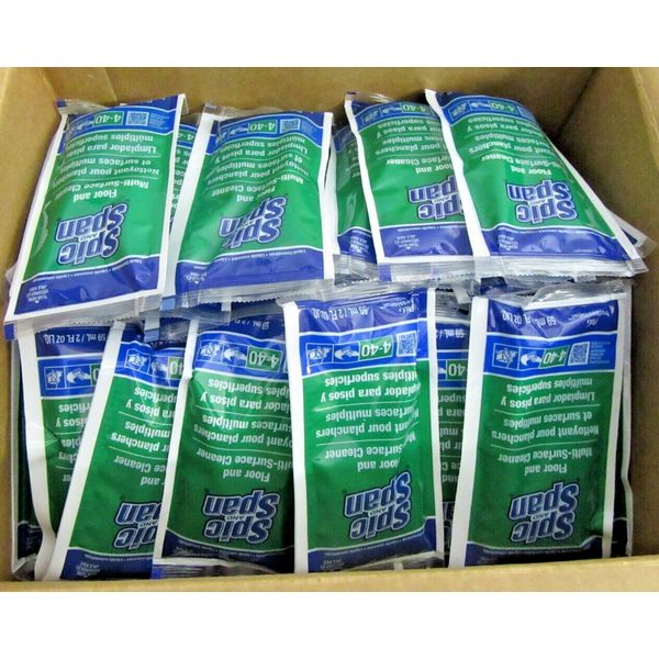 20 Packs Spic and Span Floor Multi-Surface  Concentrated Commercial Cleaner 2 oz