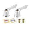 uxcell Faucet Lever Handle Single Lever Handle Replacement Universal Diameter 30mm 4pcs