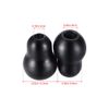 Silicone Replacement Eartips Eartips Earbud for Litman Stethoscope (Black)