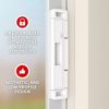CAL Double Bolt Lock for Sliding Door Patio - Child Proof & Secure - BLACK