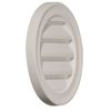 Ekena Millwork 16"W x 16"H x 1 1/8"P, Round Gable Vent Louver, Non-Functional