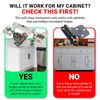 25 Pack Rok Hardware Soft Close Damper for Cabinet Doors/Compact/SoftClose Ca...