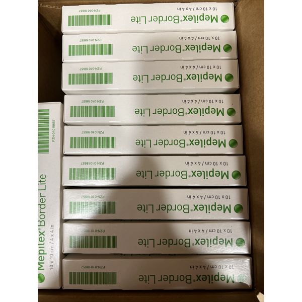 5 Boxes Mepilex Border Flex 4 x 4 in Ex Date 2026 Item 281300