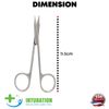 Stevens Tenotomy Scissors 11.5cm Straight Long Blunt Blade Surgical Instruments