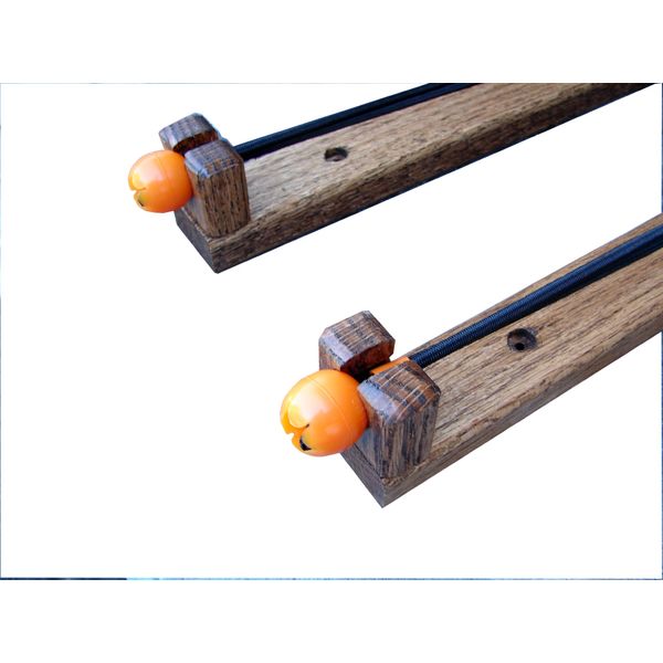 Horizontal Snowboard Wall Mount, Walnut Stain (Made in The USA)