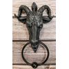 Sabbatic Goat Baphomet With Pentagram Head Door Knocker 9.5"Tall