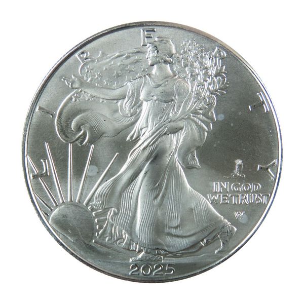 2025 (P) $1 American Silver Eagle Eagle Privy 1 oz Impaired