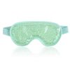TEEROVA Cooling Eye Mask with Gel Bead - Reusable Gel Eye Mask for Dark Circles, Puffy Eyes, Dry Eyes, Headaches, Migraines, Sinus (Green)